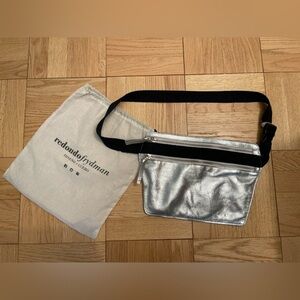 Silver Bag! Rare Argentina brand. Redondo & Friedman. Real leather.